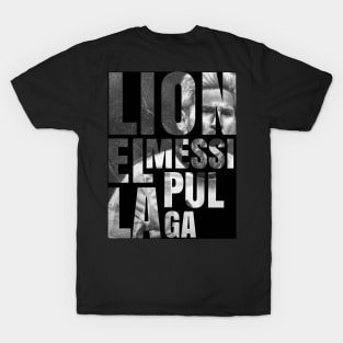 LIONEL MESSI LA PULGA football team design T-Shirt